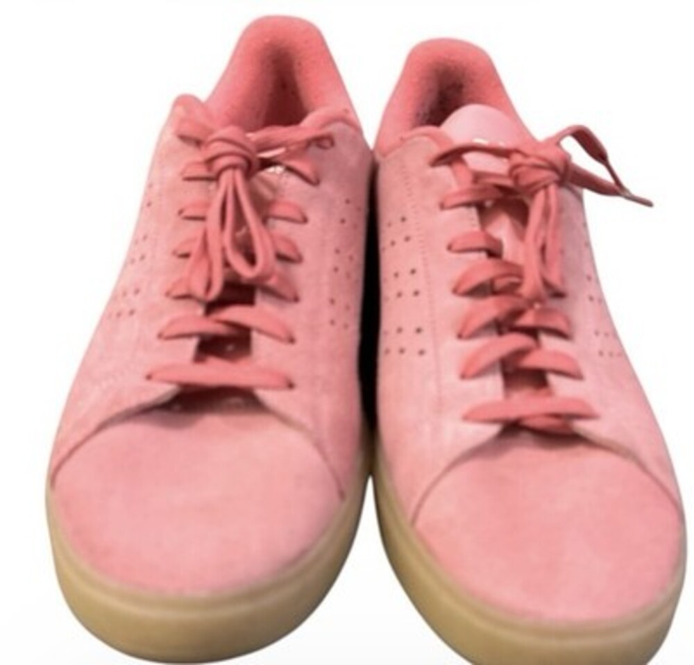 Adidas Men's Advantage 2.0 Casual Tennis Sneakers Bliss Pink Green Size 11